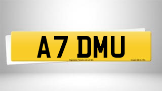 Registration A7 DMU
